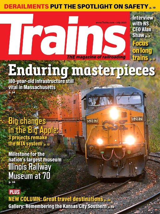 Title details for Trains by Kalmbach Publishing Co. - Magazines - Available